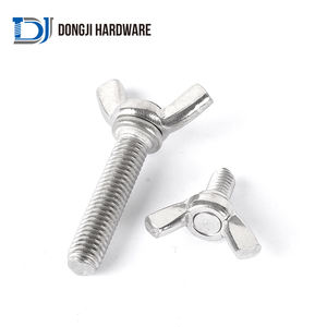 DongJi工場卸売グレードA2-70 A4-80 Din316ウィングチェアボルトM10ボルトステンレス鋼ウィングベッドボルトオーガーねじコンベア - Product Image 6
