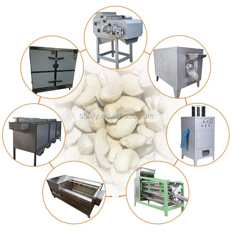 Industrial Cashew Nut Frying Machines High Efficiency