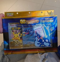 Coffret de cartes à collectionner Premium pour la 30e anniversaire, version Greninja & Sylveon, boîtes scellées d'usine, jeux de société
