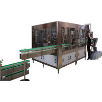 Machine automatique électrique haute vitesse contrôlée par PLC pour bouteilles en verre et plastique, eau pure, shampoing, capacité 20L 600BPH, 100% efficacité