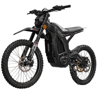 Motocicleta Eléctrica Todoterreno HEZZO D6 PRO, 72V 13000W 90km/h, Batería de Litio Impermeable, Largo Alcance, 400-600cc, Fabricada en Guangdong, UE, EE. UU.