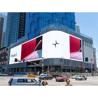 Panneau d'affichage vidéo Led 3D de plate-forme, panneau en aluminium, tableau blanc, œil nu, pour la publicité, l'extérieur