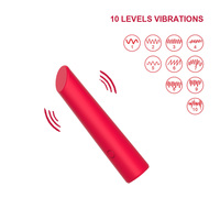 Mini vibromasseur vibrant avec 10 fréquences, rechargeable par USB, étanche IPX7, pour usage clitoridien et vaginal, destiné aux adultes