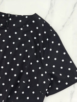 Robe noire imprimée à col rond, nouveau modèle, décontractée, très vendue, pour femmes européennes et américaines, transfrontalière