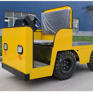 Drive on Platform Truck With Seat 4 Wheel Battery Trolley 1 Ton Flat <b>Transporter</b> Best Price Heavy Duty Goods Carrying 1 Ton 4 Wh - Product Image 5