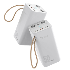 <span class=keywords><strong>Yoobao</strong></span> แบตสำรองพก<span class=keywords><strong>พา</strong></span>ความจุสูง 50000mAh ชาร์จเร็<span class=keywords><strong>ว</strong></span> 22.5W พร้อมไฟ LED สำหรับสมาร์ทโฟน - Product Image 1