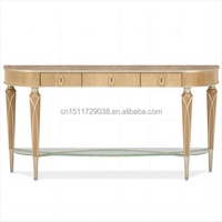 Décoration intérieure Tables console de luxe avec tiroir Meubles de salon modernes en bois