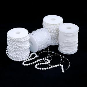 Cadena de Perlas para Ramos, Perlas Simuladas de ABS, Accesorios de Embalaje para Arreglos Florales, Decoración de Bodas, Materiales Hechos a Mano - Product Image 2