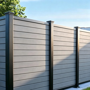 Paneles de Cerca Modulares de WPC de 4 Pies (6x2) con Malla de Seguridad 358, Color <span class=keywords><strong>Madera</strong></span> Roja, Envío Gratis, Compra Ahora - Product Image 5
