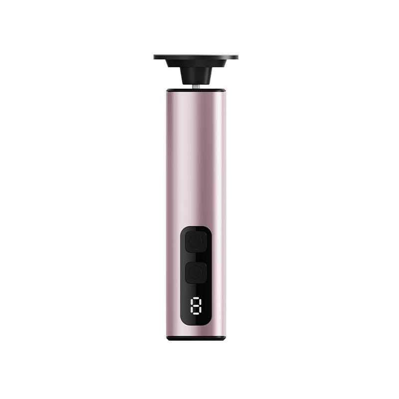 Rose Gold Professional 2-in-1 Electric Foot Callus Remover and Manicure Kit - 9 Speeds Rechargeable Electronic Foot File with LCD Display - Professional Pedicure Tool for Dead Skin and Nail Care