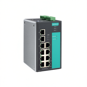 Switch Industrial Moxa EDS-510A-3GT Administrado de 8 Puertos 10/100Mbps y 3 Gigabit Ethernet para Riel DIN - Product Image 2