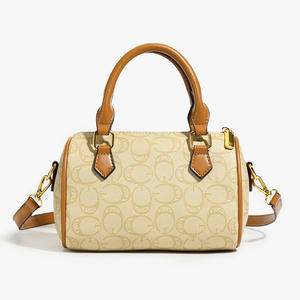 Sac bandoulière décontracté pour femme, style occidental, avec fermeture éclair, portable, texture raffinée, design géométrique, classique et tendance, au design simple et unique - Product Image 4