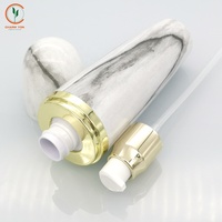30ml 50ml 80ml Vente en gros Sérum cosmétique Bouteilles et emballages vides en céramique porcelaine bleue et blanche pour soins de la peau personnalisés
