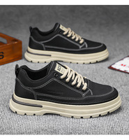Chaussures plates-formes pour hommes, mode décontractée, désert, tendance, polyvalente, antidérapante, nouvelle chaussure de randonnée confortable, botte de travail, Bota Masculina