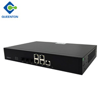 Smart Mini GPON OLT 2 Port Terminal Serat Optik Luar Ruangan dengan Dual GPON & 10G Uplink untuk Solusi ISP QT7002