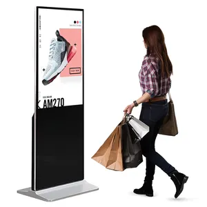 Lettore pubblicitario con schermo LCD display pubblicitari digitali chiosco da pavimento