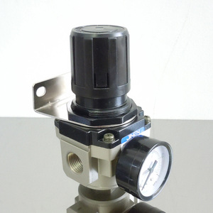 ตัวควบคุมแรงดันลม JINEN รุ่น AR4000-04 1.0MPa พร้อมเกจวัดแรงดันสำหรับท่อส่งลม - Product Image 2