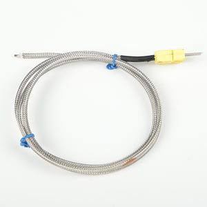 สายวัดอุณหภูมิเทอร์โมคัปเปิลชนิด K สำหรับเตาเผา ทนอุณหภูมิสูง 1000 องศา พร้อมสายชดเชย - Product Image 4