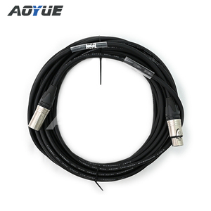 Cable de Micrófono XLR de 10m, 3 Pines, Macho a Hembra, OFC, Bajo Ruido, para Escenario - Product Image 1