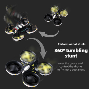 2.4GHz LED Túi bay không người lái rc Quadcopter dễ dàng để bay trong nhà máy bay trực thăng Găng Tay Cảm biến điều khiển mini bay không người lái cho trẻ em và người mới bắt đầu - Product Image 5