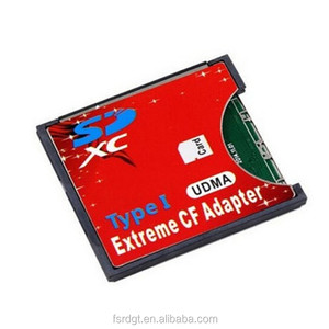 Adaptador de Tarjeta SD a <span class=keywords><strong>CF</strong></span> de Ranura Única, Convertidor de Tarjeta SDHC a Compact Flash Estándar Tipo I, Lector de Tarjetas UDMA para Cámara - Product Image 2