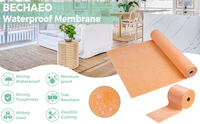 Membrane d'étanchéité moderne en HDPE, sous-couche gaufrée en PP/PE pour applications de sols et de toitures en dalle de béton