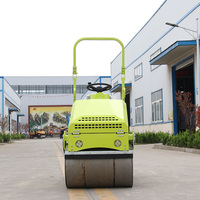 Compacteur routier hydraulique mini 1 tonne à double tambour avec moteur Honda pour travaux d'asphalte - Vente en gros