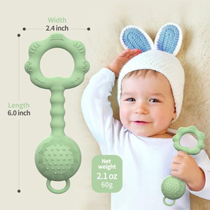 Nouveau style, jouet de dentition en silicone souple et sûr pour bébé, en forme d'ours, sans BPA, de qualité alimentaire, respectueux de l'environnement - Product Image 6