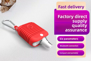 Dispositifs portatifs de surveillance de la santé des petits animaux température de l'oreille infrarouge vétérinaire <span class=keywords><strong>lecteur</strong></span> d'ECG d'oxygène sanguin - Product Image 5