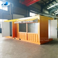 Casas Móviles Desmontables Personalizadas Zhongnan, Contenedor de Envío de 20 pies y 40 pies, Restaurante, Bar, Pub Portátil, Cafetería