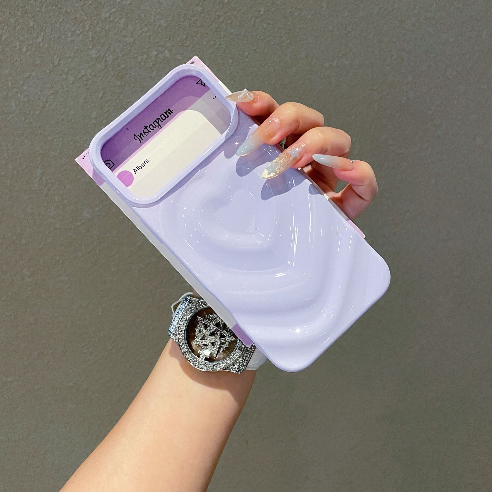Spray oil love-purple