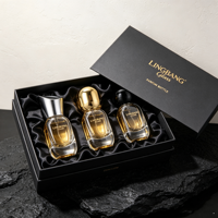 Pulvérisateur de parfum portable de 15 ml de qualité supérieure avec flacon en verre de couleur personnalisée et bouchons de pulvérisation élégants