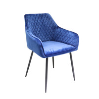 Chaise de salle à manger en tissu de velours d'accoudoir doux Offres Spéciales et prix le plus bas pour restaurant rapide et bar maison salle à manger