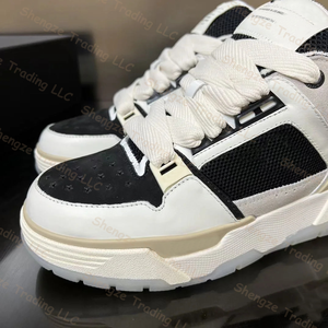 Luxury Designer Walking <b>Shoes</b> High Quality New Black <b>White</b> <b>Men</b> Fashion Faux Suede Oxford Rubber Customizable Light Weight Amiry - Product Image 3