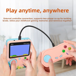 X5 500 In 1 Mini Game <span class=keywords><strong>Handheld</strong></span> Game Spelers Draagbare <span class=keywords><strong>Retro</strong></span> Videoconsole 8 Bit 3.0 Inch Kleur Lcd-Scherm Speelgoed Spelletjes Geschenken - Product Image 5