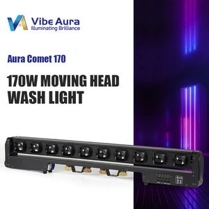Aura Comet 170 - Luz Móvil Wash <span class=keywords><strong>de</strong></span> 170W, Luz Profesional para Escenarios, DMX512, para Interiores, DJ, Bar, Fiesta, Boda, Concierto, Teatro, Club - Product Image 2