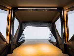 Carpa de techo para camioneta <span class=keywords><strong>Wild</strong></span> Land PickupMate, tipo camper, de doble nivel, panorámica, con área de descanso 360. °   Sistema de Elevación Automática para Toldos - Product Image 4