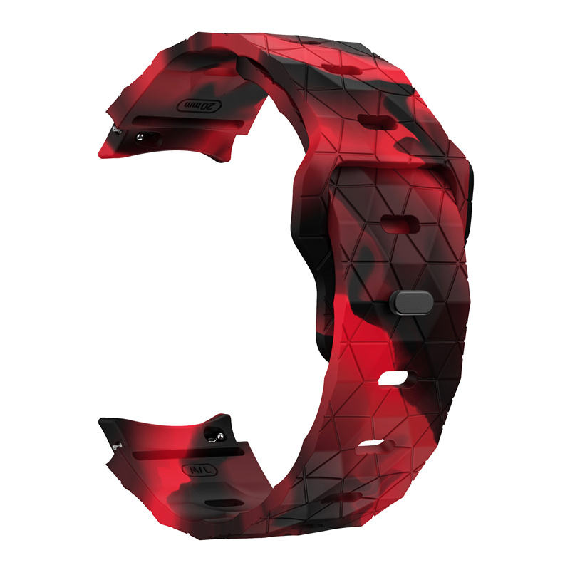 Camuflaje negro + rojo