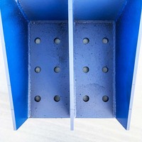Pince de coffrage pour poteau de pont en acier 1300 mm, type fendu, réglable, haute résistance, réutilisable, pour poteaux de construction et poutres de capot