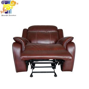 Mecedora reclinable para cine en casa, de cuero, de alta calidad, estilo americano, súper cómoda, con giratorio - Product Image 5