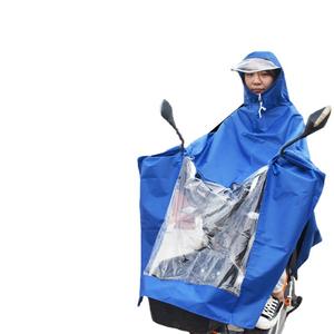 เสื้อกันฝนสำหรับรถจักรยานยนต์ไฟฟ้า แบบคนเดียว กันน้ำ ใช้ได้กับรถมอเตอร์ไซค์ทั่วไป ขนาดมาตรฐาน สำหรับการเดินทางและขี่กลางแจ้ง - Product Image 4