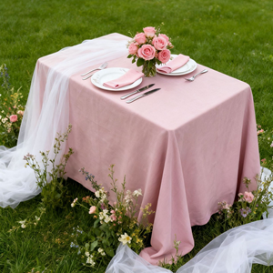 <span class=keywords><strong>Mantel</strong></span> de Algodón Lavado Liso, Algodón Puro, Estilo Francés Vintage, Decoración para Bodas al Aire Libre, Fondo para <span class=keywords><strong>Fotos</strong></span>, Resistente al Desgaste y al Polvo - Product Image 4