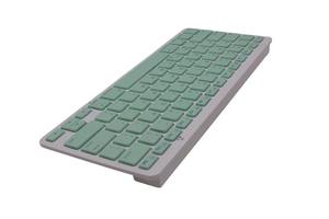 Clavier Bluetooth portable en plastique OEM personnalisé sans fil avec grandes touches jaunes et noires, 78 touches - Product Image 2