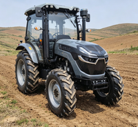 Tracteur miniature à roues Innovi 50HP 4WD de qualité export certifié ISO avec pompe et boîte de vitesses, multifonctionnel et durable pour l'agriculture