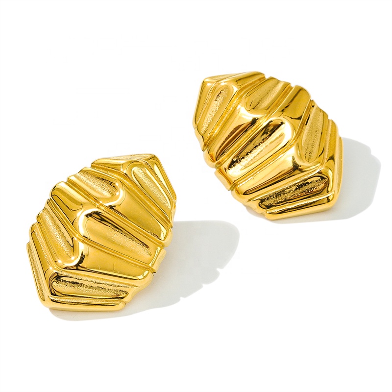 Tarnish Free Waterproof No Fade Jewelry - Hammer Earrings