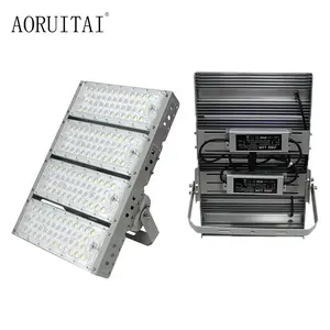 Aoruitai ไฟส่องสว่างในสนามกีฬา LED 100W 200W 300W 400W 500W 600W ฟลัดไลท์