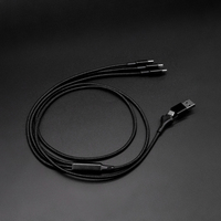 Kabel Data pengisian daya cepat, kabel pengisian daya ponsel 6 in 1 atau 5 in 1 tahan lama 6-in-1 atau 5-in-1