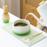 Dégradé de couleur 5/7 pièces japonais japonais de qualité cérémonielle Matcha thé accessoires boîtes bols outils Matcha Kit fouet ensemble boîte