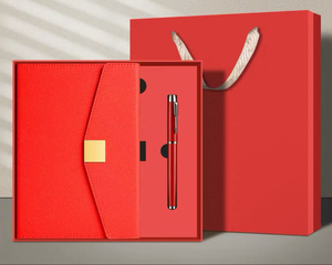 Набор сувениров с логотипом на заказ: ежедневник формата А5 и металлическая ручка для подписи - Product Image 3