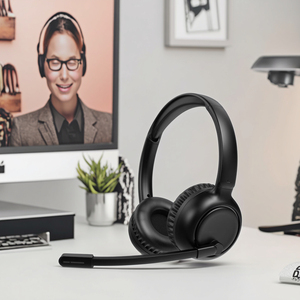 Cuộc gọi trung tâm tai nghe trực tuyến nói chuyện Studio Tai nghe rõ ràng giao tiếp với <span class=keywords><strong>Microphone</strong></span> + enc cho hội nghị video - Product Image 3